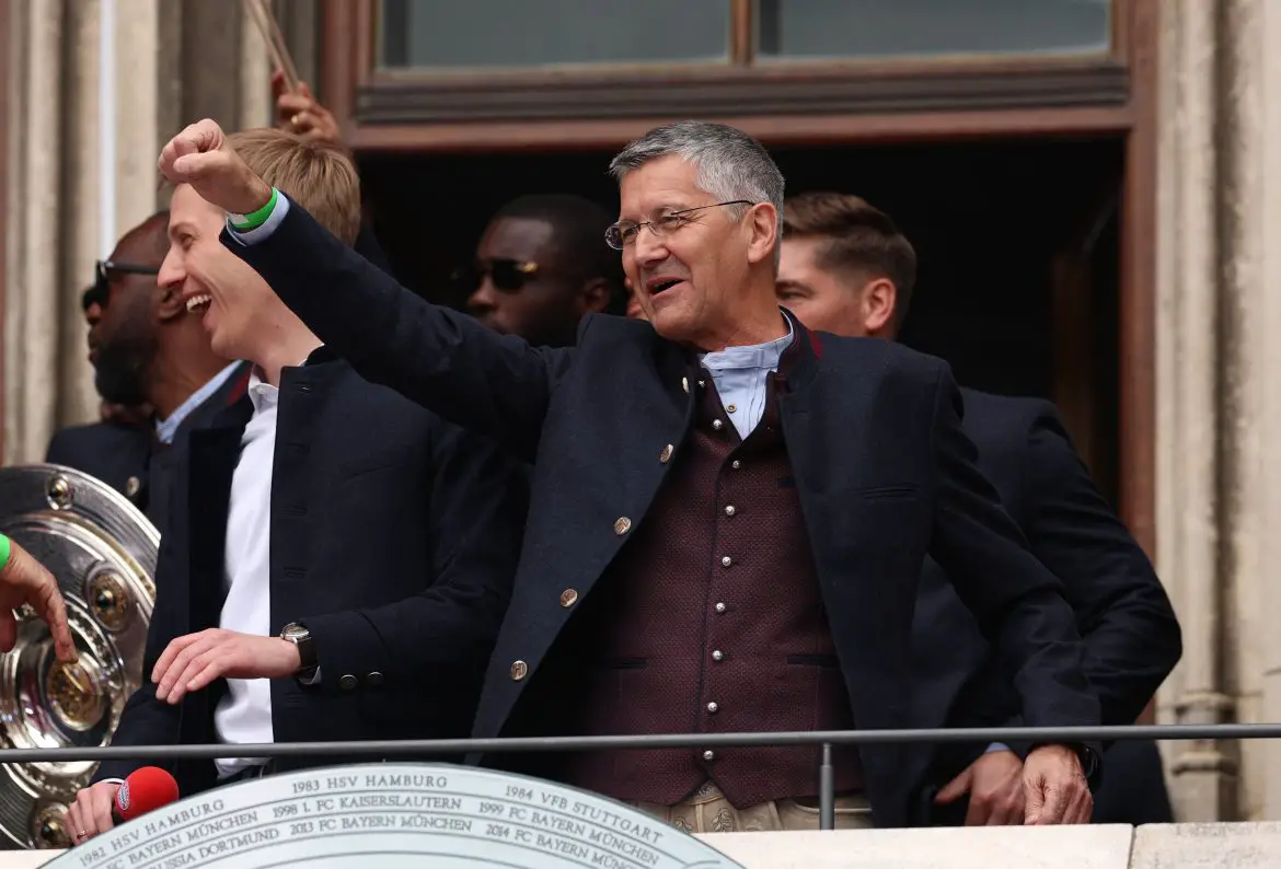 Bayern Munich president Herbert Hainer.