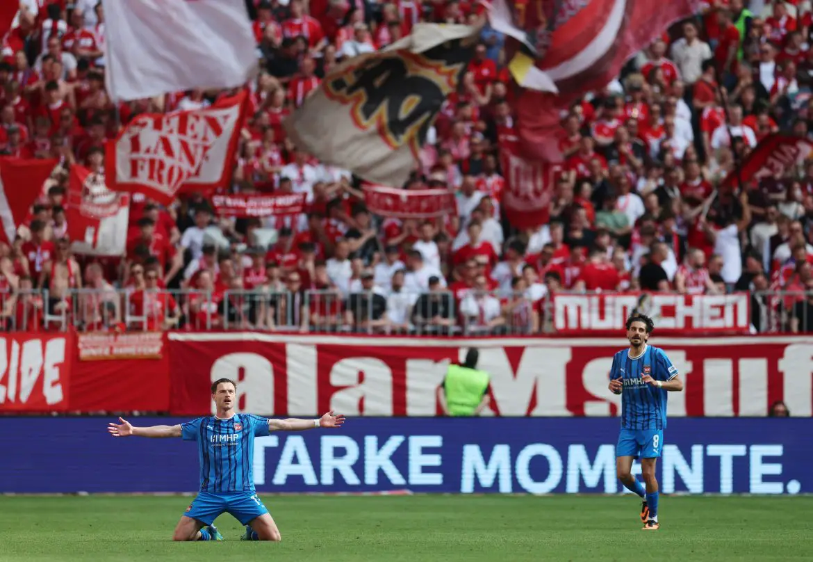 Heidenheim draw 3-3 with Bayern Munich in the Bundesliga