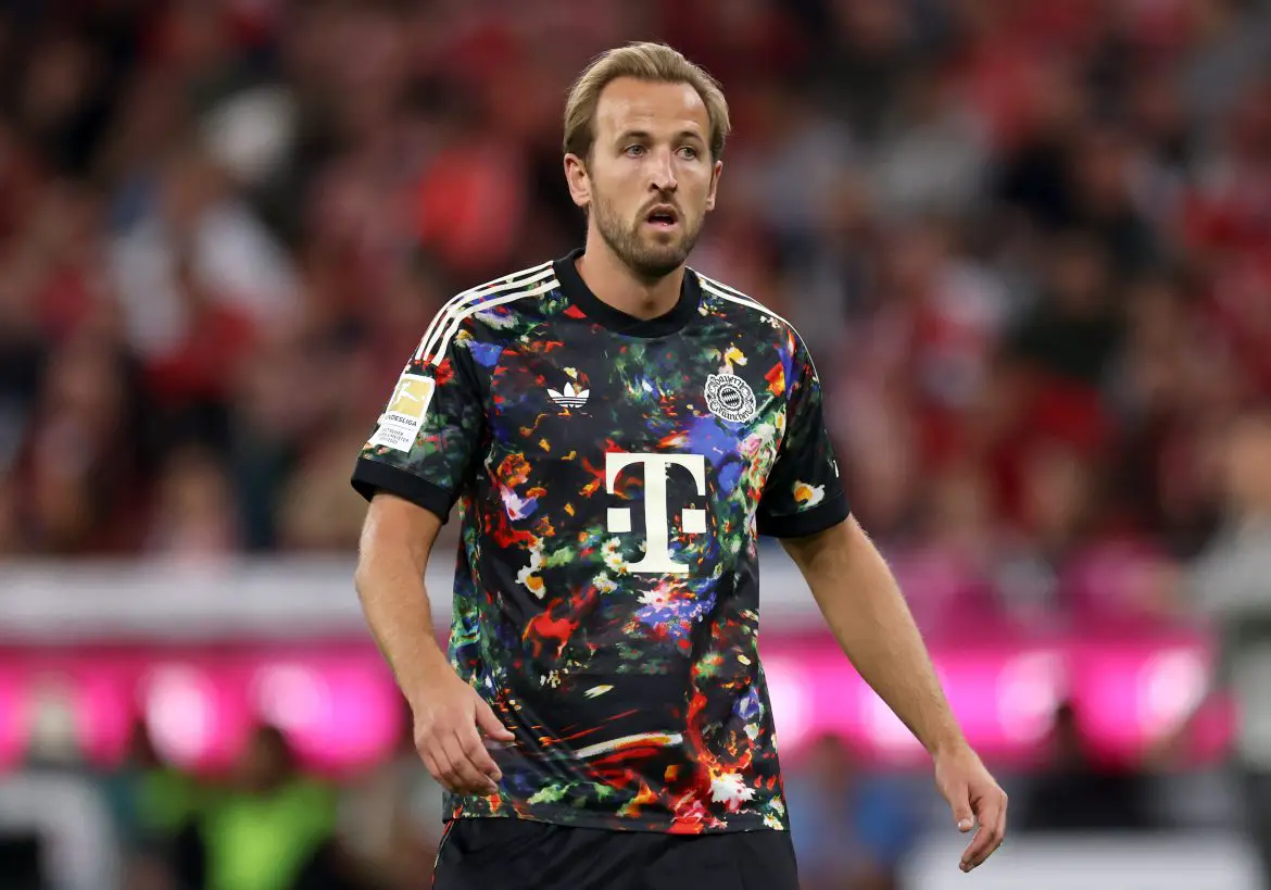 Bayern Munich star Harry Kane.