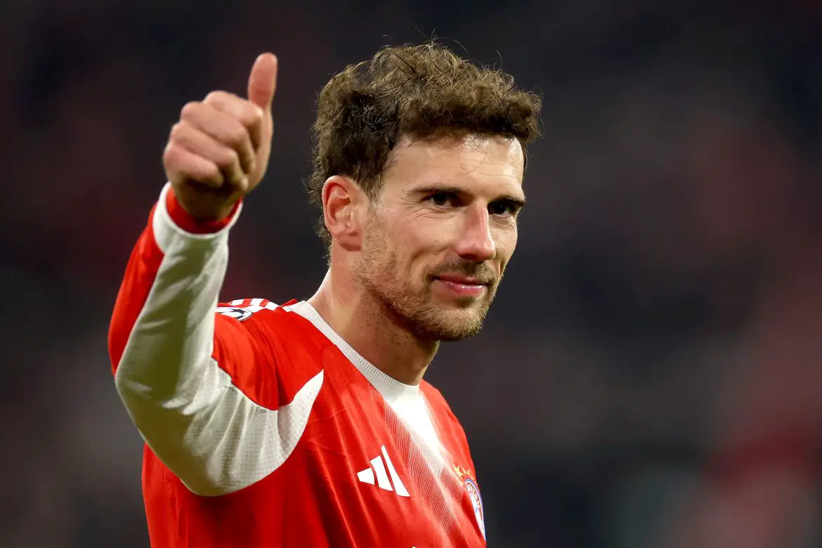Bayern Munich midfielder Leon Goretzka.