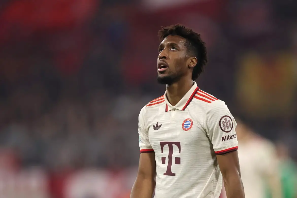 Kingsley Coman of Bayern Munich.