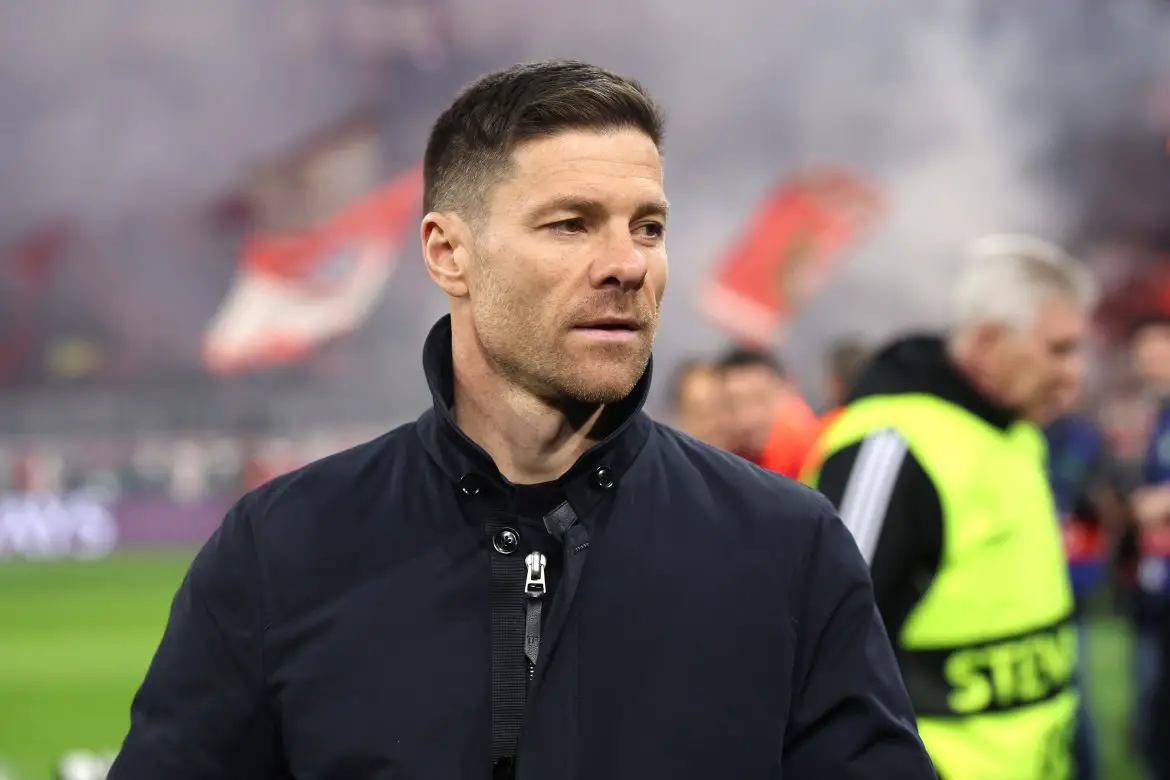 Bayer Leverkusen head coach Xabi Alonso ahead of their Champions League game against Bayern Munich.