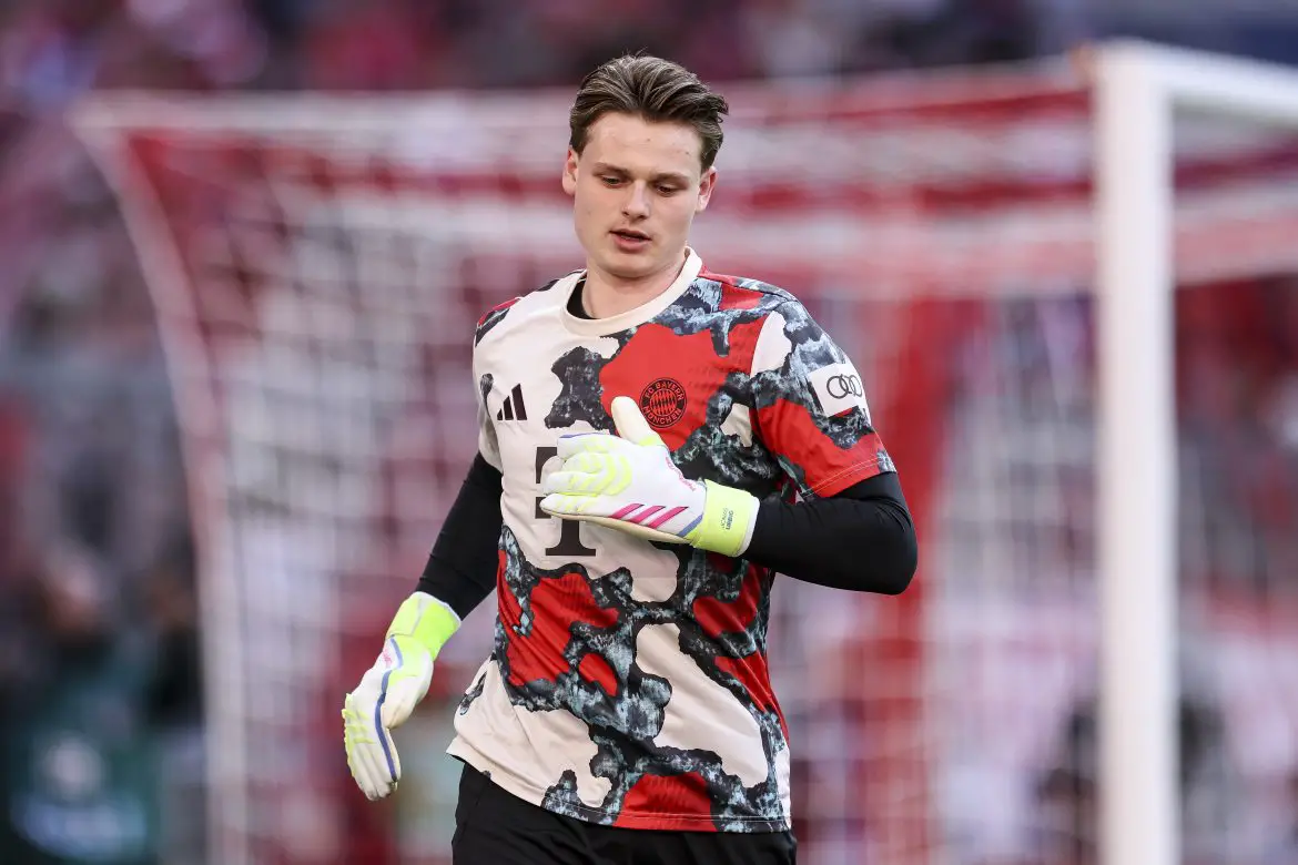 FC Bayern Munich keeper Jonas Urbig will be returning to the bench soon, but has done so in style.