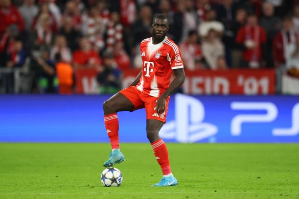 Dayot Upamecano of Bayern Munich.