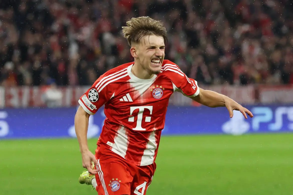 Bayern Munich's Lennart Karl.