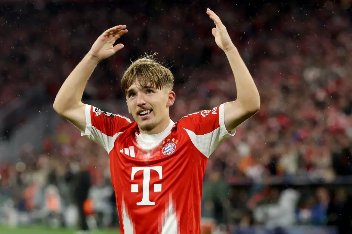 Bayern Munich's Lennart Karl.