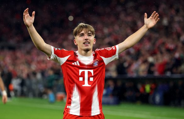 Bayern Munich's Lennart Karl.