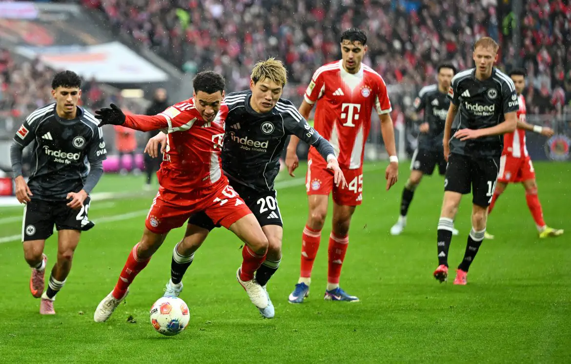 Bayern beat Frankfurt in the Bundesliga.