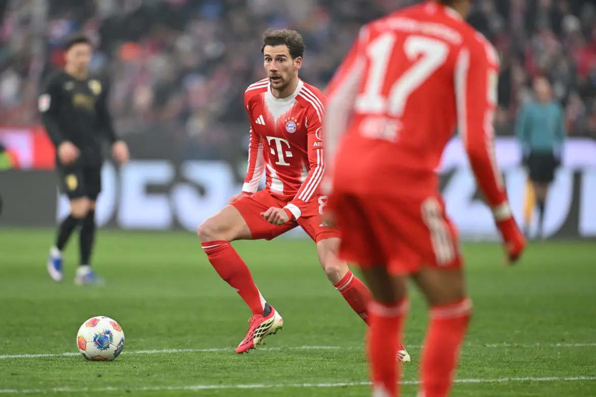 Bayern midfield Leon Goretzka is a candidate for Atletico Madrid