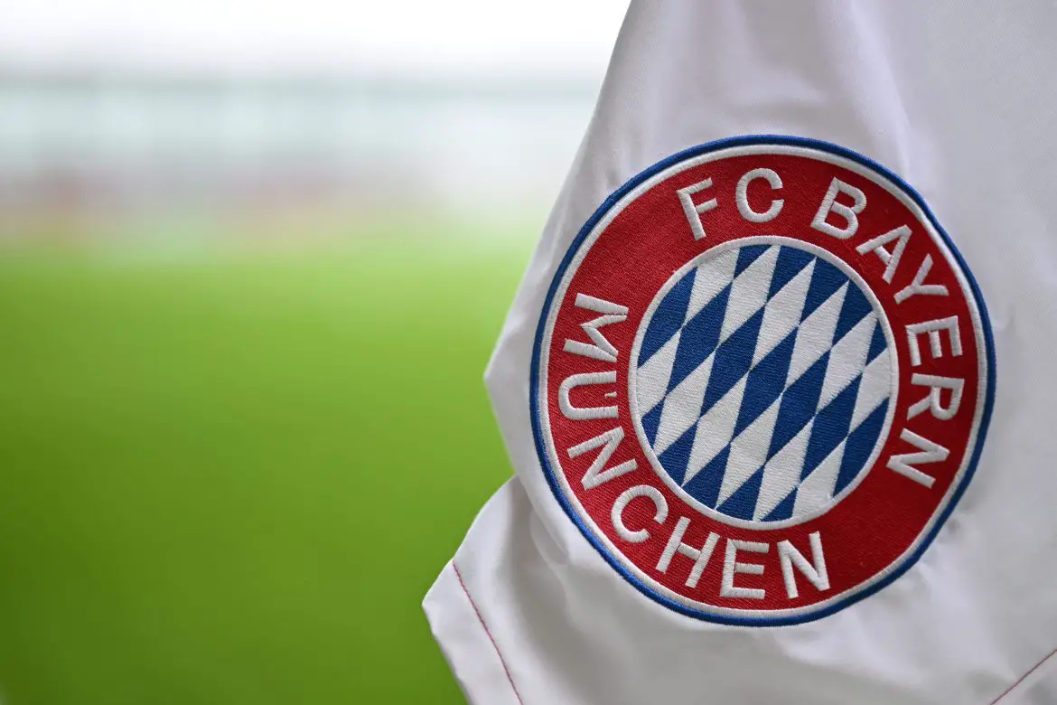 FC Bayern Munich corner flag at the club's campus.