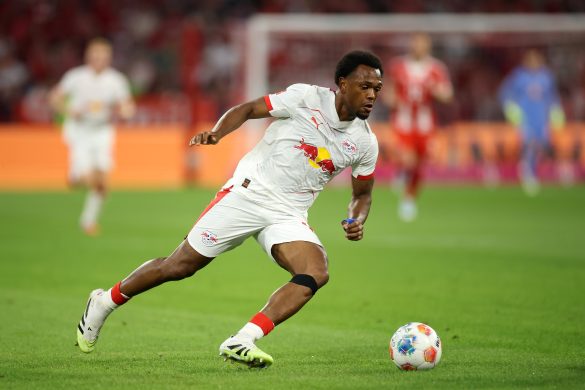 RB Leipzig striker Loïs Openda.