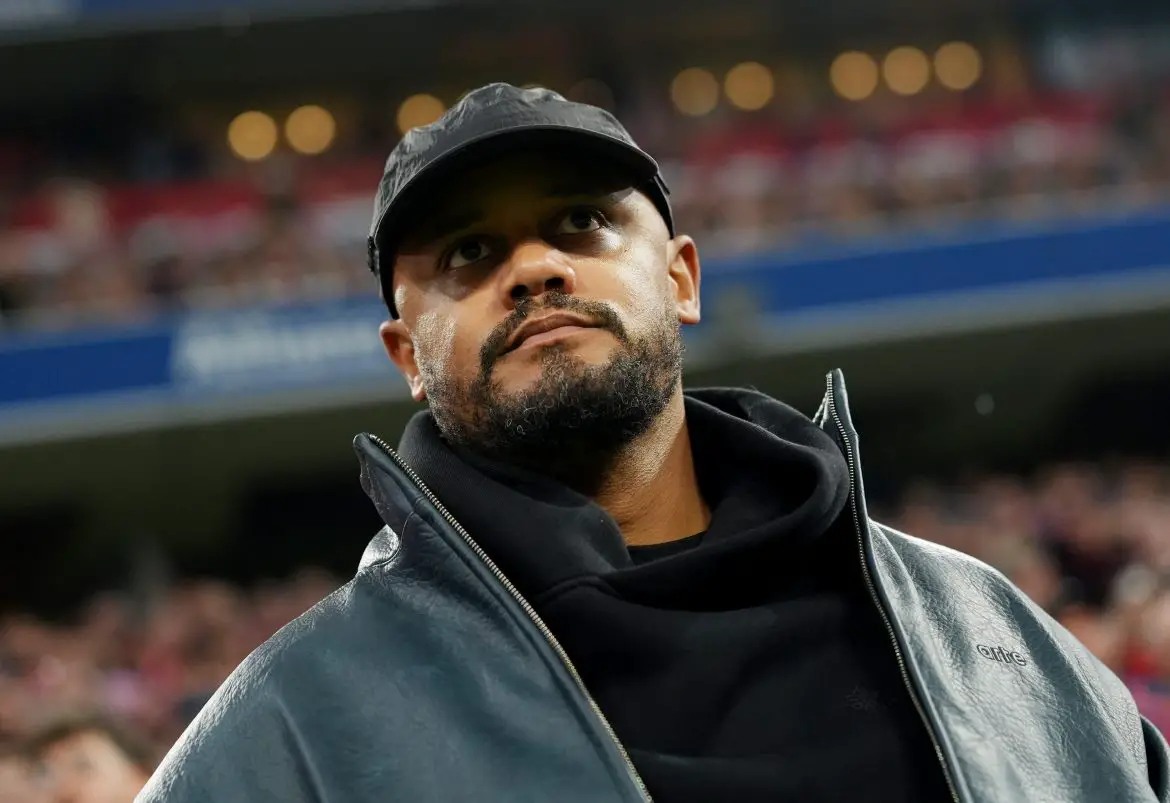 Bayern Munich head coach Vincent Kompany.