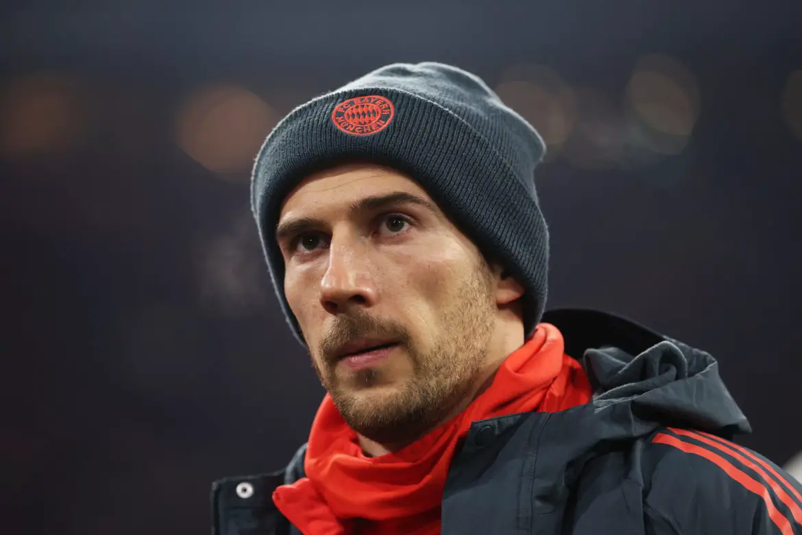 Bayern Munich midfielder Leon Goretzka.