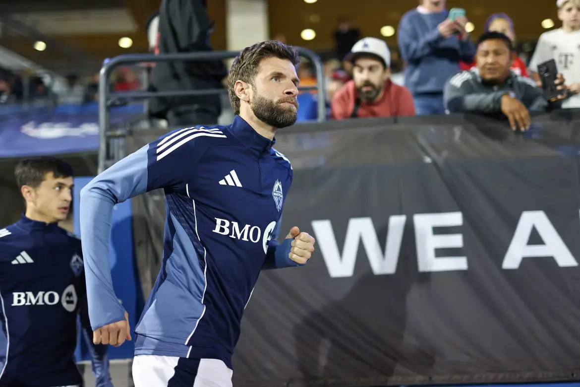 Thomas Müller with the Vancouver Whitecaps.