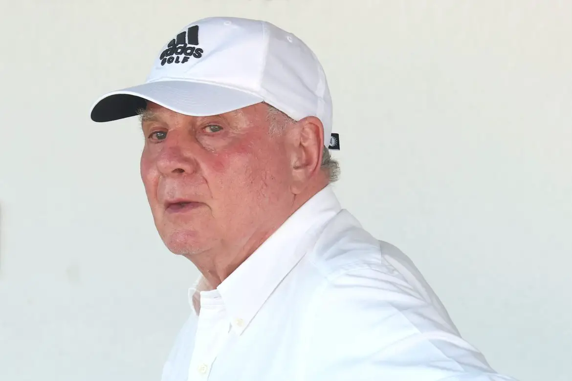 Bayern Munich Honorary President Uli Hoeneß.