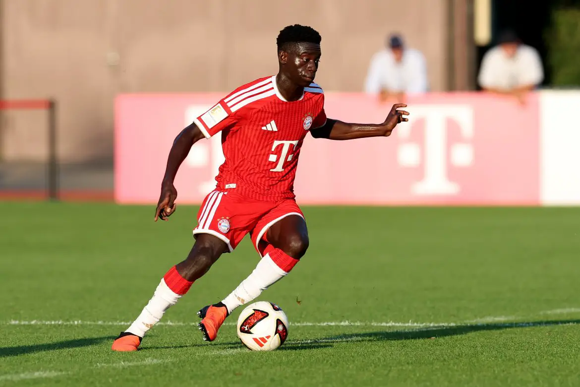New Bayern Munich permanent signing Bara Sapoko Ndiaye.