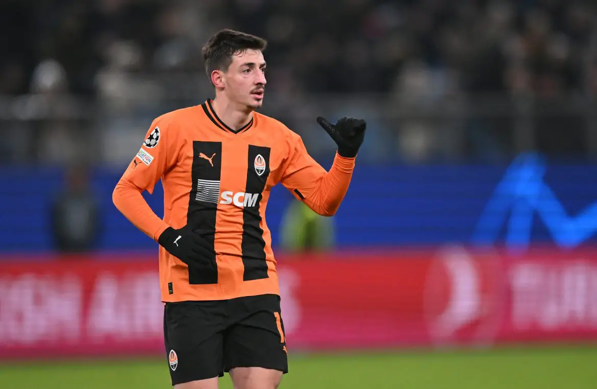 Giorgi Gocholeishvili of Shakhtar Donetsk.