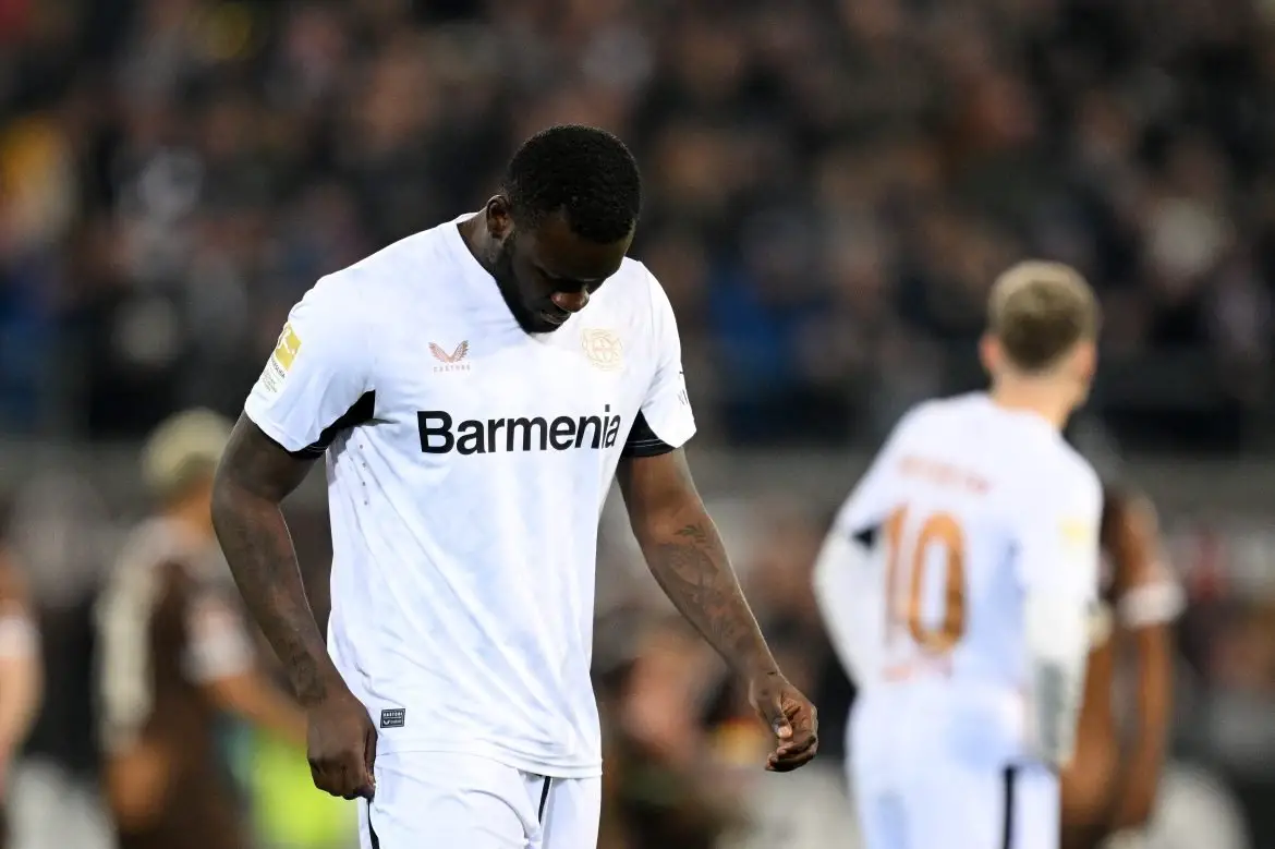 Victor Boniface of Bayer Leverkusen.