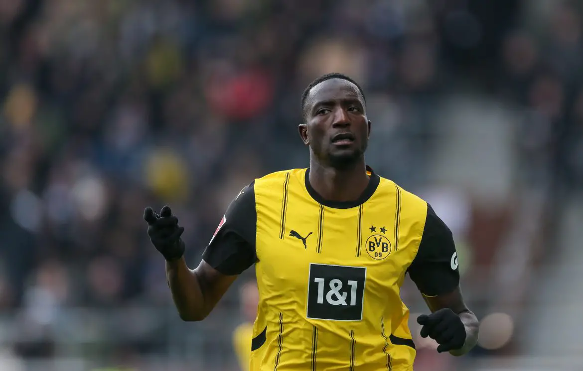 Serhou Guirassy of Borussia Dortmund.