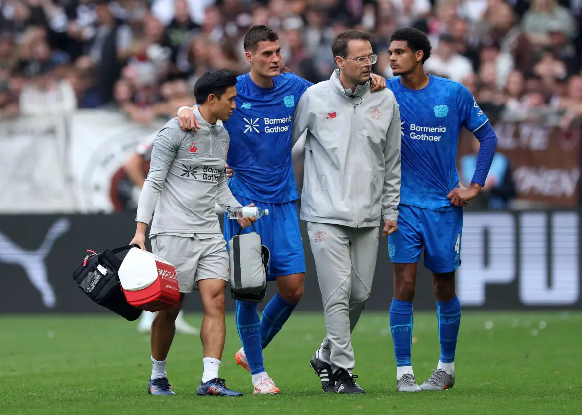Bayer Leverkusen's Patrik Schick.