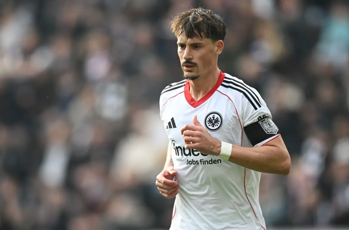 Eintracht Frankfurt captain Robin Koch in the Bundesliga.