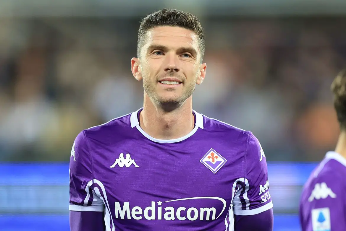 New Schalke signing Robin Gosens representing Fiorentina in the Serie A.