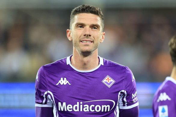 New Schalke signing Robin Gosens representing Fiorentina in the Serie A.