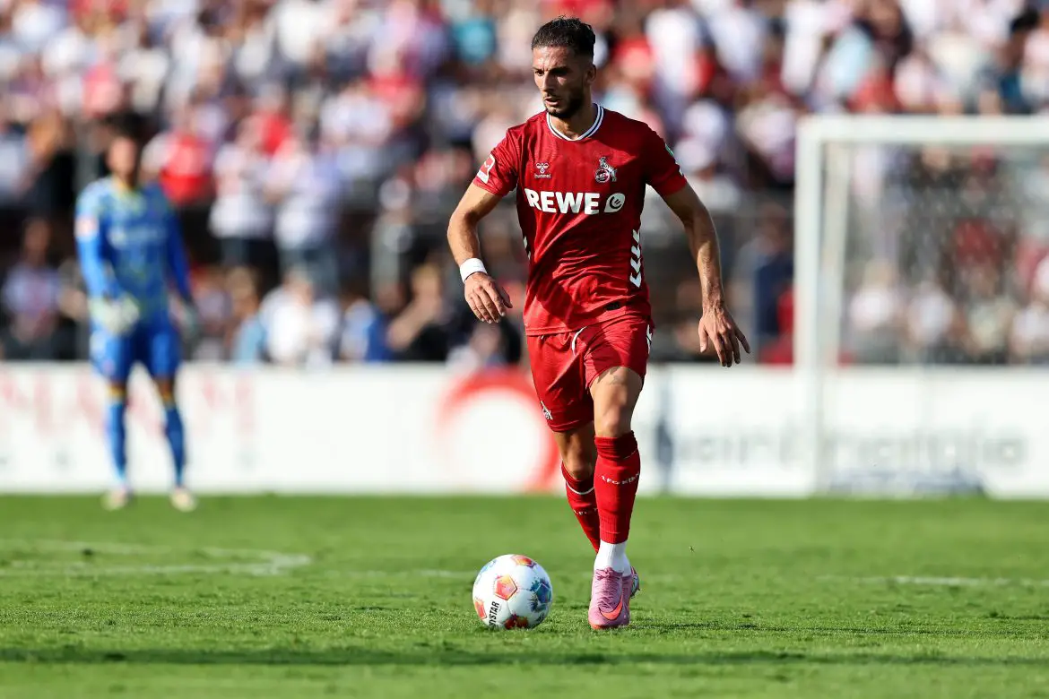 Köln's Leart Paçarada.