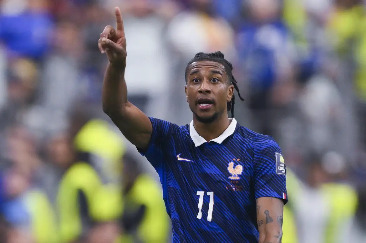 Bayern Munich's Michael Olise representing France at the recent World Cup.