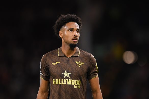 Brentford striker Kevin Schade.