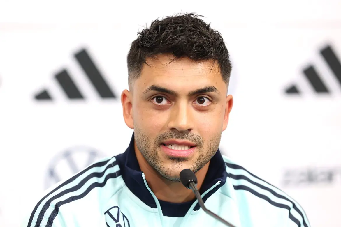 Mainz's Nadiem Amiri representing Germany at the recent World Cup.