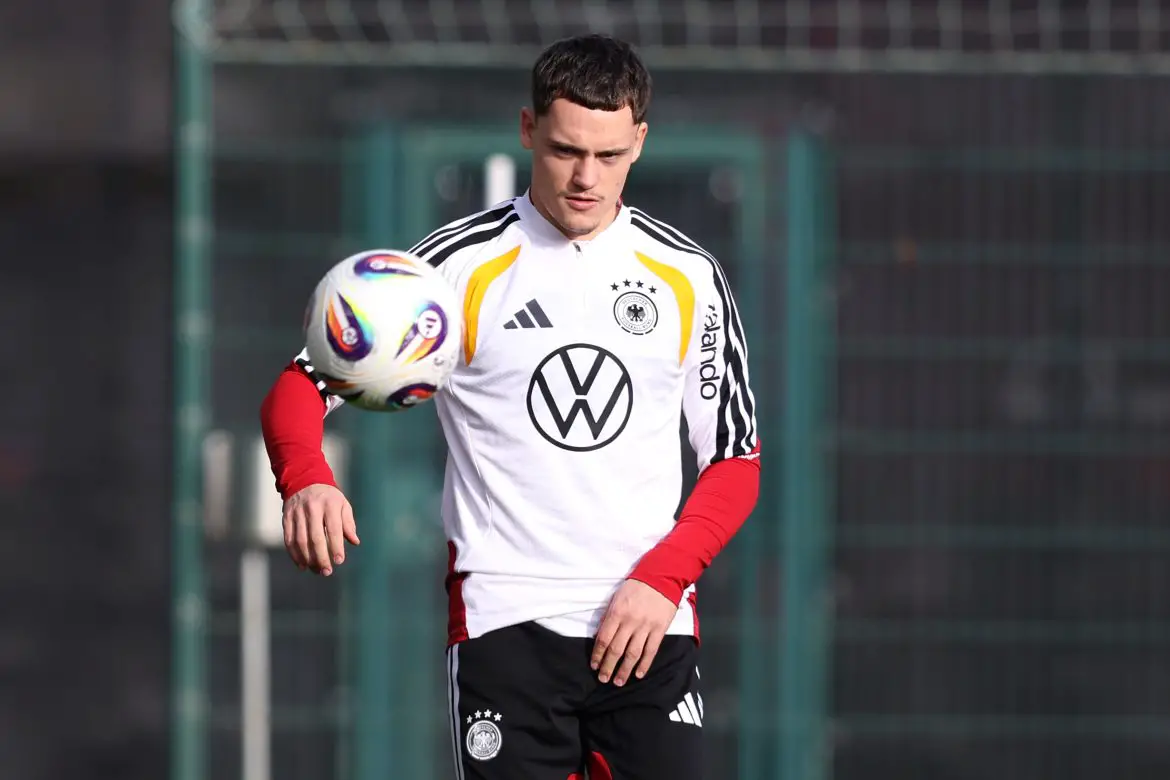 Germany's Florian Wirtz in training.