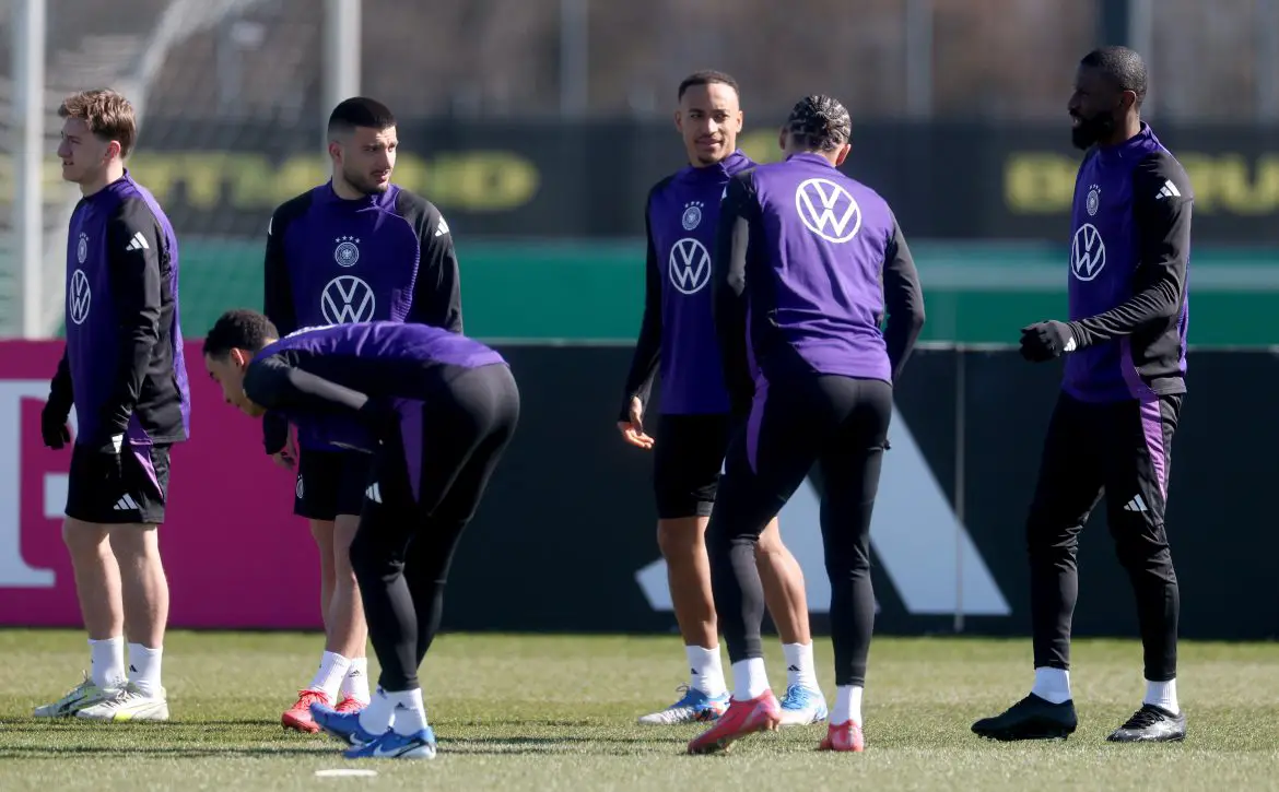 Germany team training.