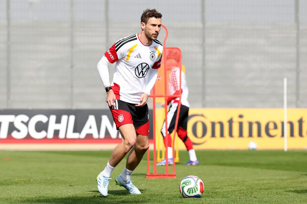 Germany and Bayern Munich midfielder Leon Goretzka.