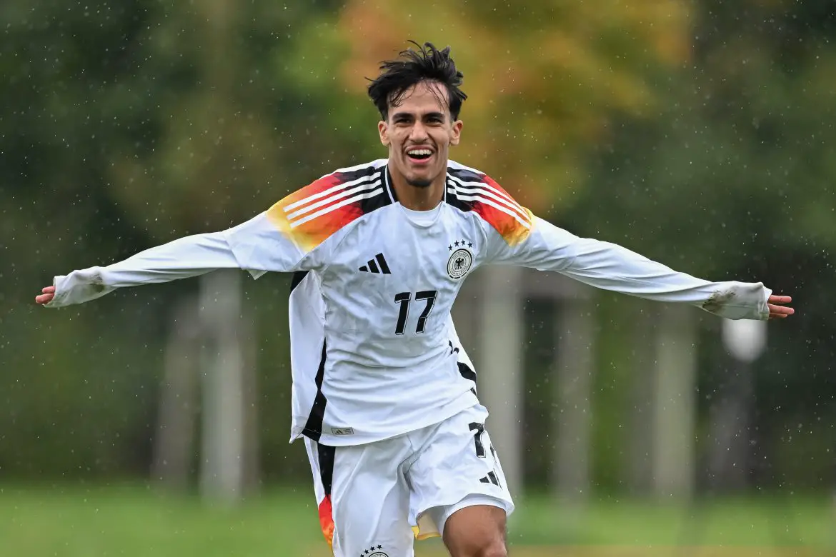 Borussia Mönchengladbach attacker Can Armando Güner representing Germany at U17 level.