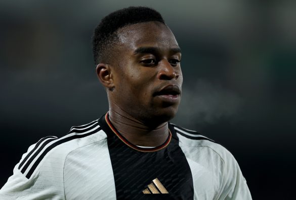 Youssoufa Moukoko representing Germany at U21 level.