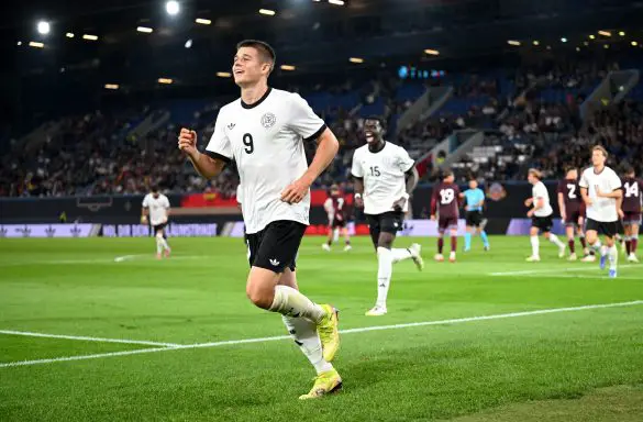 Germany U21 striker Nicolo Tresoldi.