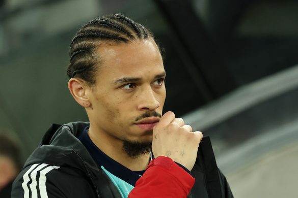 Germany's Leroy Sané during the German national team's friendly against Ghana.