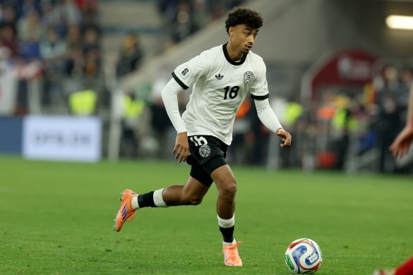 Frankfurt left-back Brown