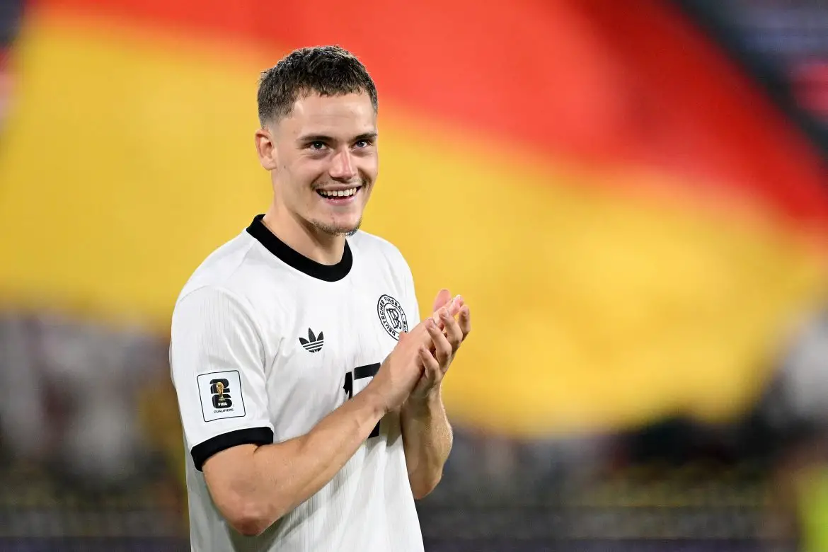 Germany's Florian Wirtz after Sunday night's fixture against Northern Ireland.