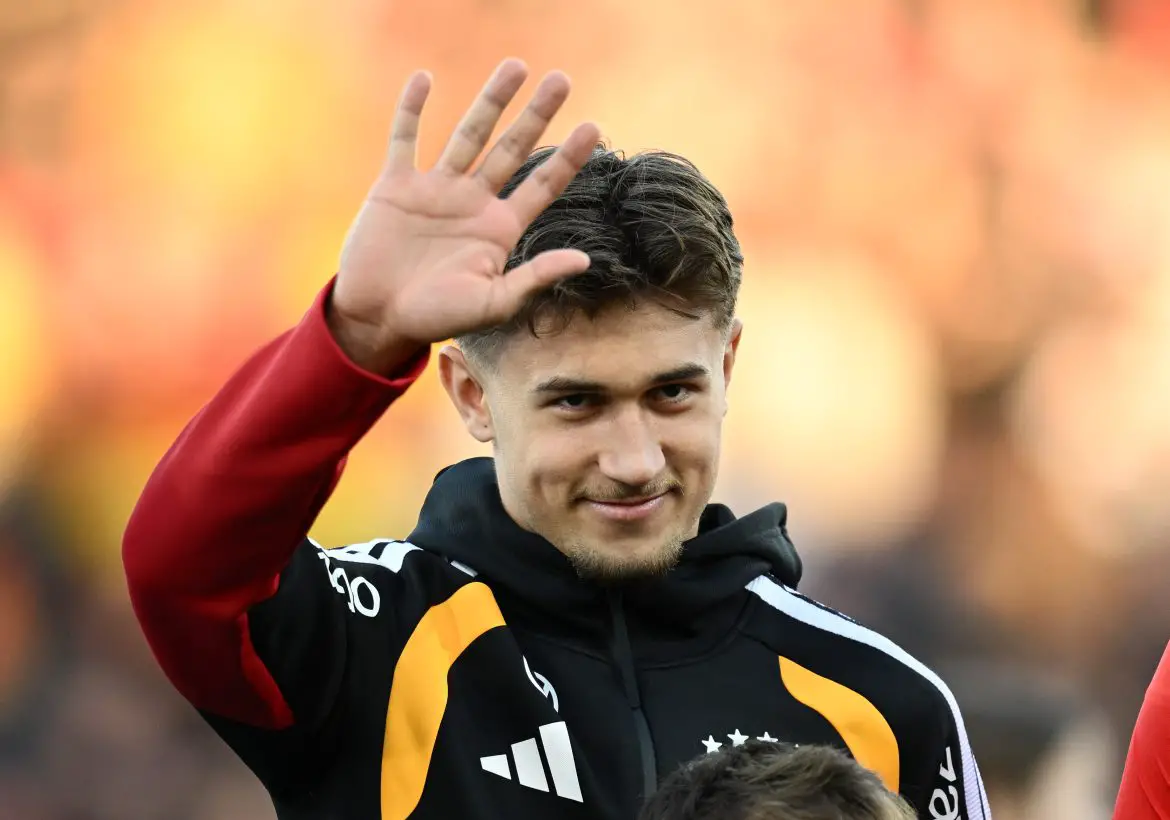 Bayern Munich midfielder/fullback Tom Bischof representing Germany at U21 level.