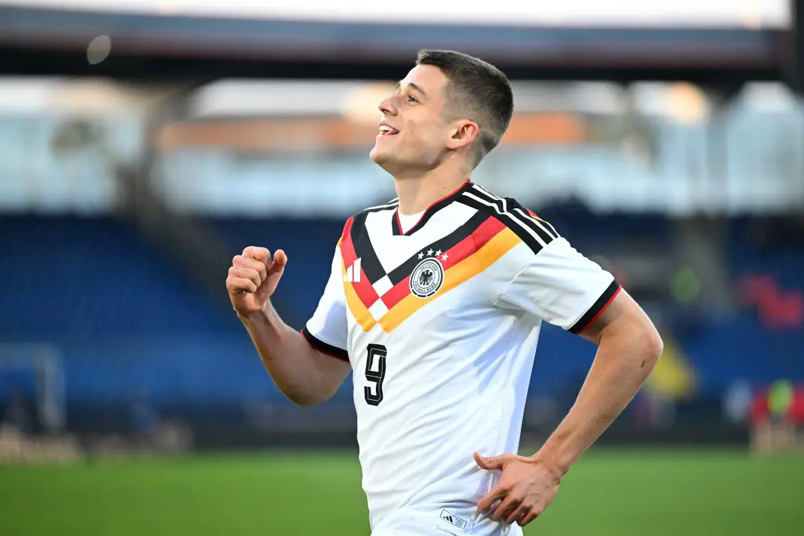 Germany U21 striker Nicolo Tresoldi.