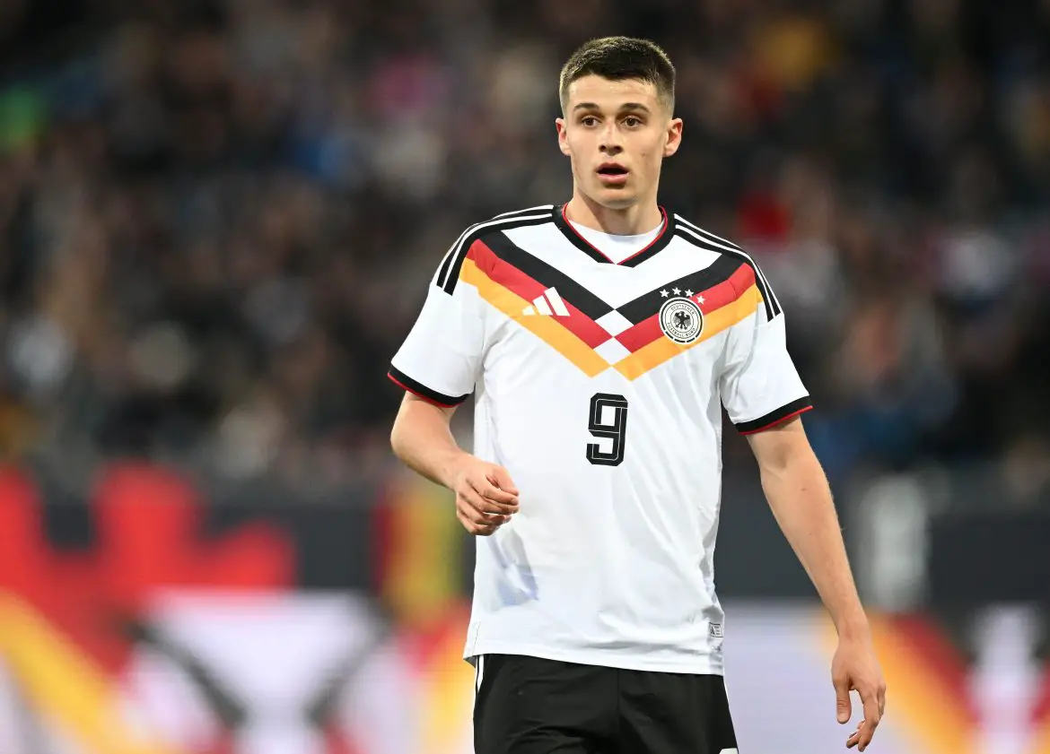 Germany U21 striker Nicolo Tresoldi.