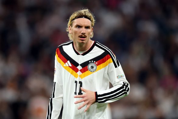 Newcastle's Nick Woltemade representing Germany internationally.