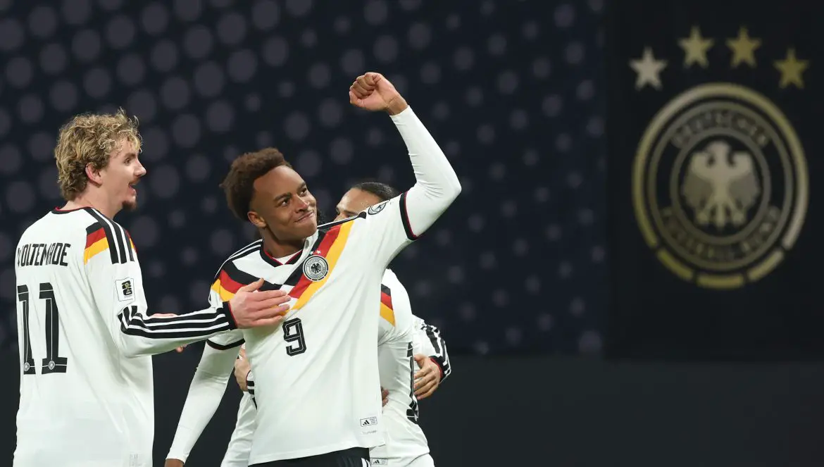 RB Leipzig midfielder Assan Ouedraogo scores for Germany