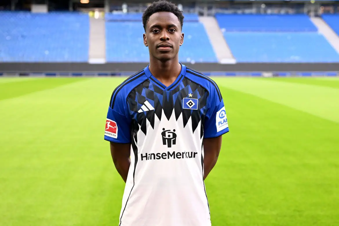 Albert Sambi Lokonga of Hamburger SV.