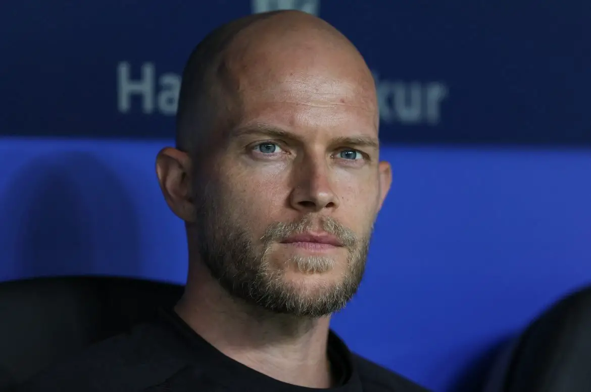 Cologne head coach René Wagner watches his team compete against Hamburg in the Bundesliga on Saturday afternoon.