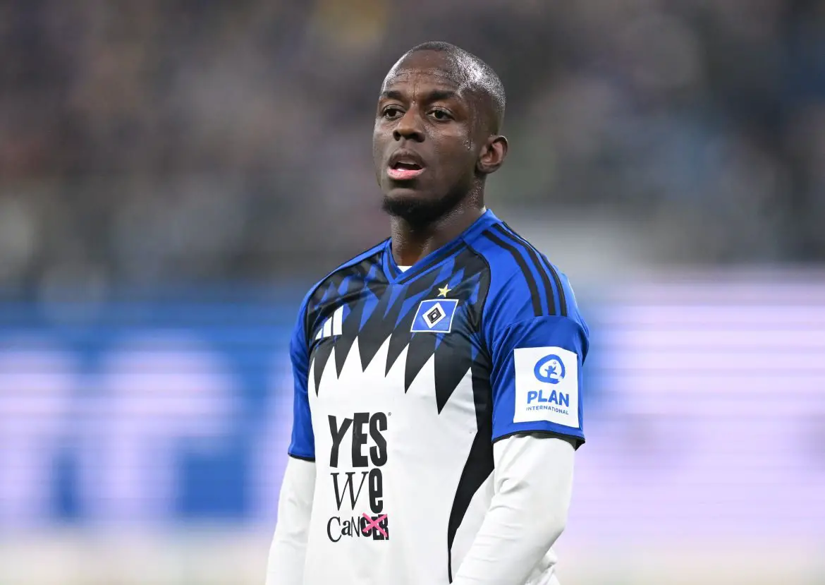 Hamburg winger Jean-Luc Dompé.