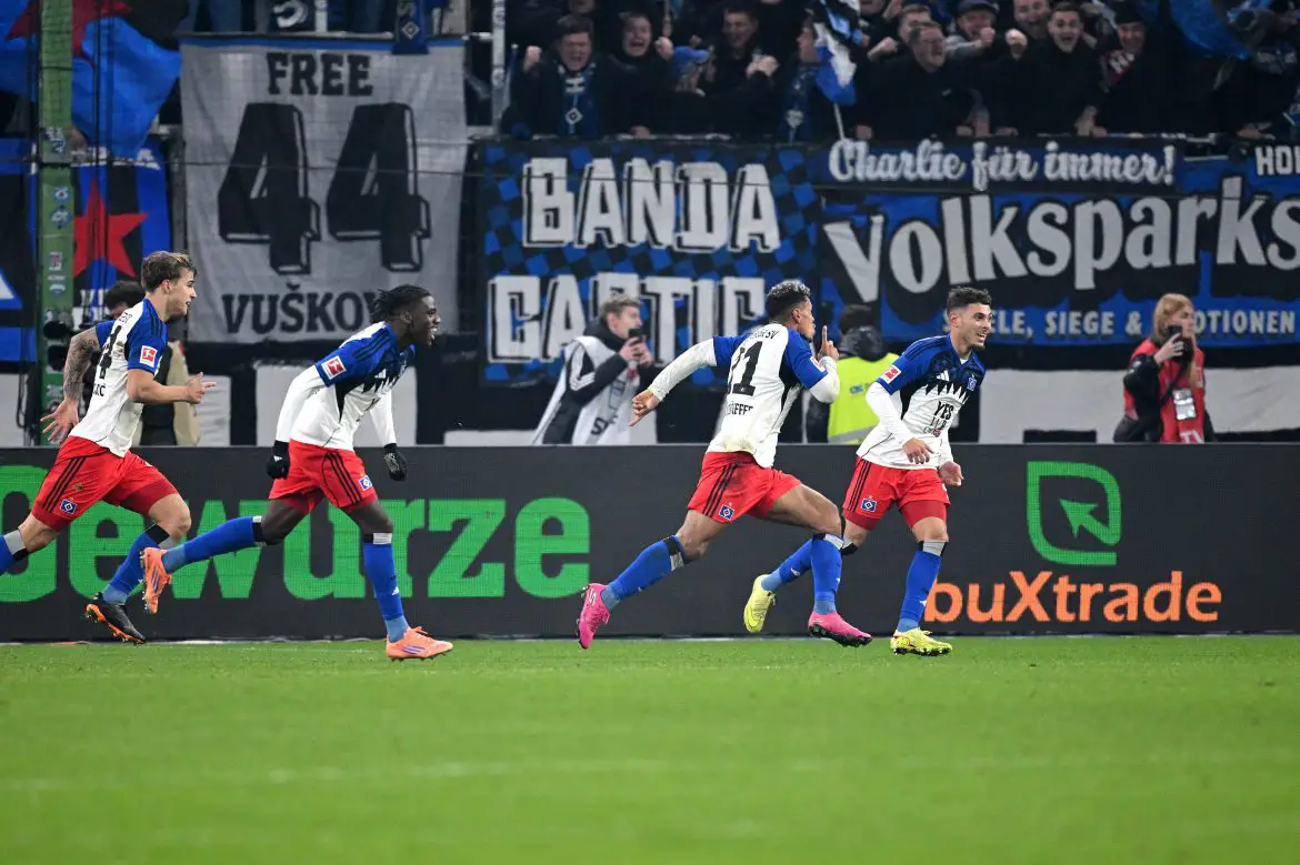 Dortmund draw their Bundesliga game against Hamburg