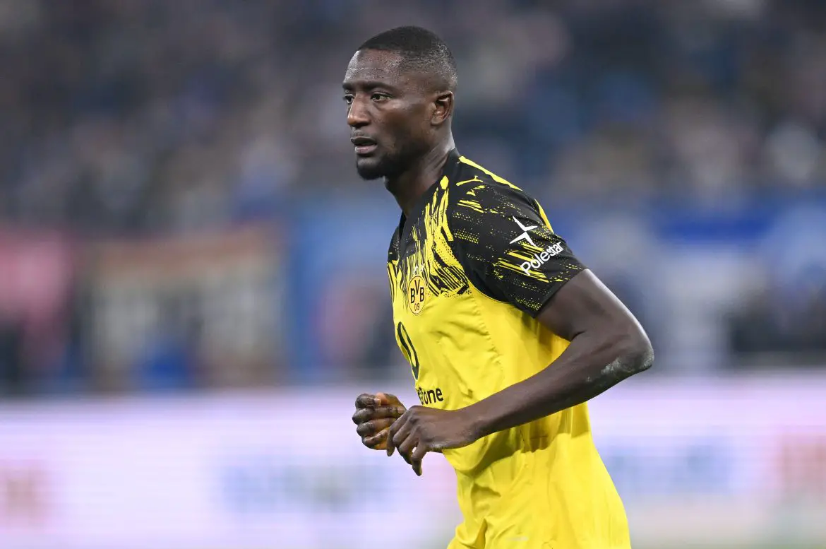 Borussia Dortmund striker Serhou Guirassy.